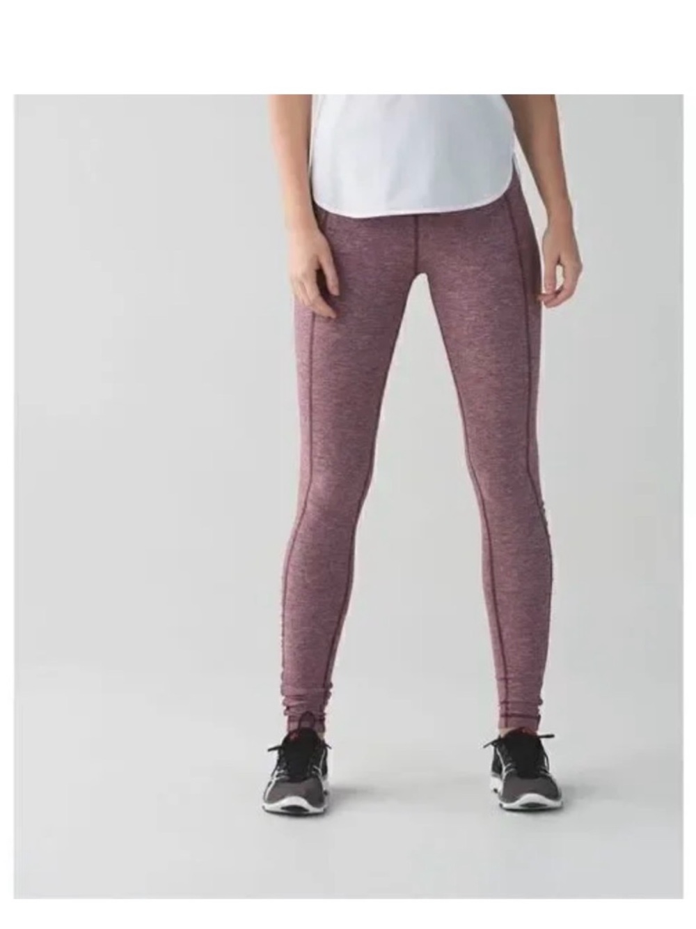 lululemon athletica Heathered Mauve High-Rise Leggings
